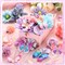 30 Pcs Flower and Butterfly Hair Clips for Women (Blue, Purple)